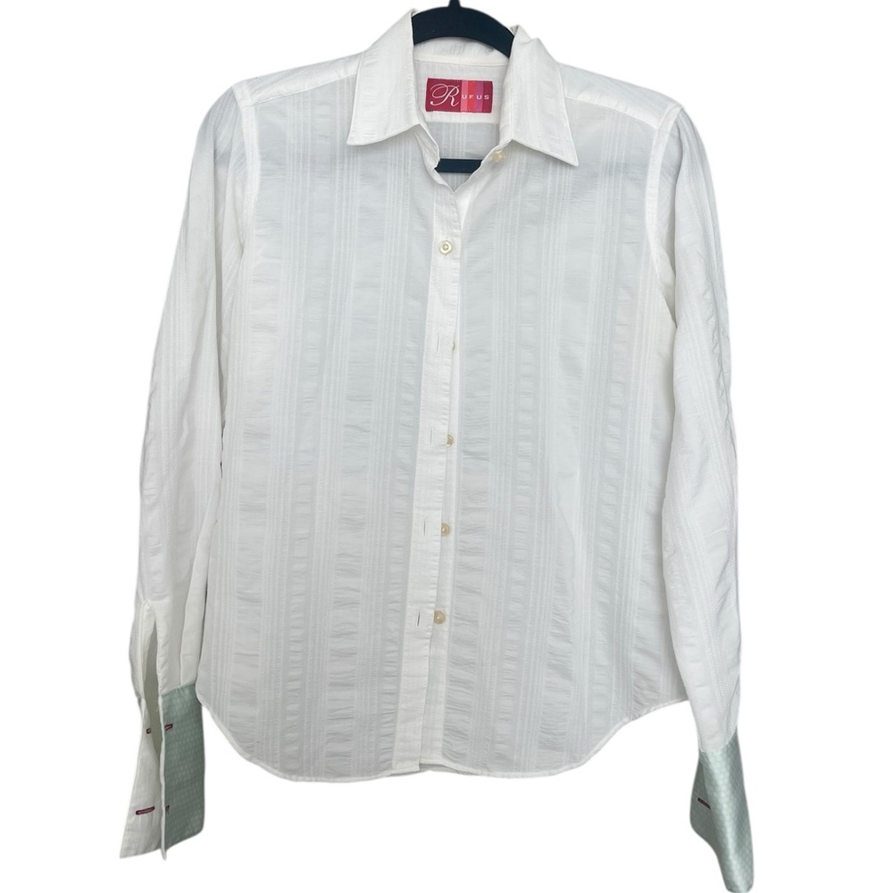 Rufus White Textured Shirt